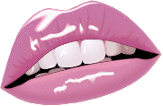Gif animé bouche rose